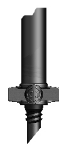 Rigid Riser 200 mm with Winged "Fast" Thread Adaptor - Orbita Micro Sprinkler Standard Green Base | T - TAKÁCS veľkoobchod