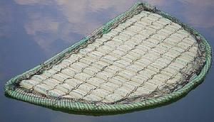 Plávajúci rastlinný ostrov polkruh priemer 121 cm - Ubbink textilné vrecko na vodné rastliny 30 x 30 x 25 cm | T - TAKÁCS veľkoobchod