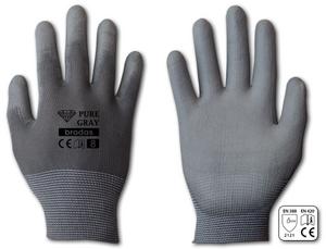 Rukavice PURE GREY polyuretan 9 - CERVA rukavice BUNTING EVOLUTION GREY PU 9 | T - TAKÁCS veľkoobchod