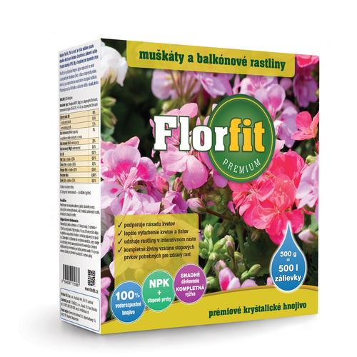 Florfit Premium hnojivo pre balkónové rastliny 0,5 kg - Terrasan hnojivo na pelargónie, muškáty 1 l | T - TAKÁCS veľkoobchod