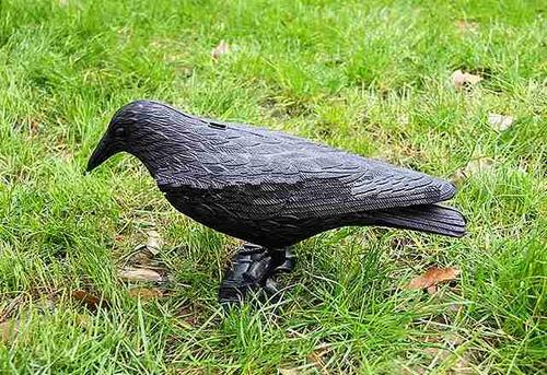 Plastová dekorácia Vrana malá - Sova s pohyblivou hlavou 20x19x39 cm | T - TAKÁCS veľkoobchod