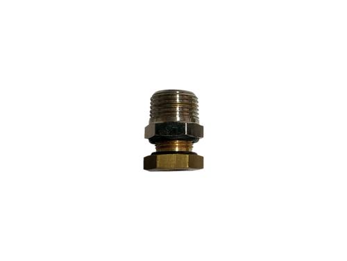 ARKEMA napúšťací ventil pre hliníkové sprchy - vonkajšia časť - ARKEMA uchytenie + prechodka sprchovacej hlavice Arkema S , 10 cm , 1/2" | T - TAKÁCS veľkoobchod