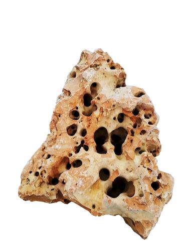 Dierovaný vápencový solitérny kameň - Travertínový solitérny kameň | T - TAKÁCS veľkoobchod