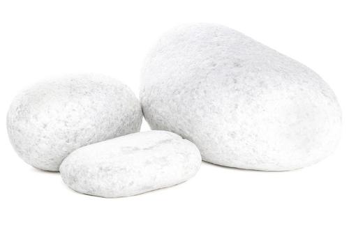 Pure White omieľaný kameň 10 - 30 cm - Black Angel omieľaný kameň 10 - 20 cm | T - TAKÁCS veľkoobchod
