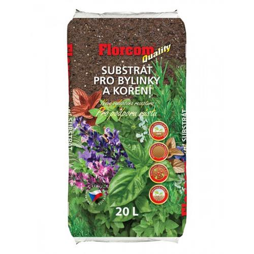 Florcom substrát pre bylinky a korenie Quality 20 l - Florcom záhradnícky substrát 75 l | T - TAKÁCS veľkoobchod