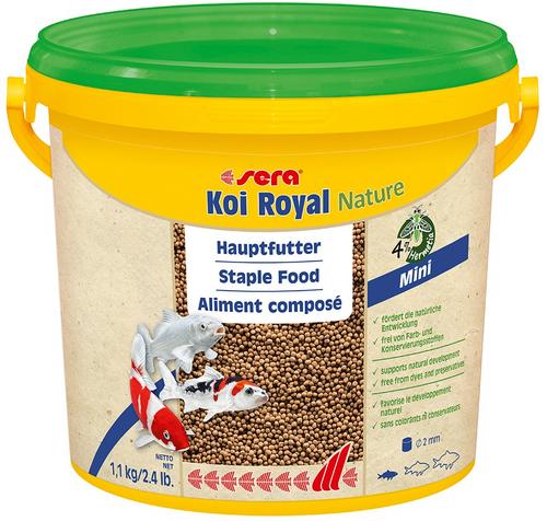 Sera krmivo pre ryby Koi Royal Nature Mini 3800 ml - Sera krmivo pre ryby Koi Royal Nature Medium 1000 ml | T - TAKÁCS veľkoobchod