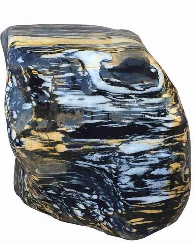 Black Angel leštený solitérny kameň - Žulové okrúhliaky, solitérne kamene s hmotnosťou od 100 do 1300 kg | T - TAKÁCS veľkoobchod