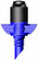 Aquila Jet Sprays 360°x18 Hole BlackCap/BlueBase/dostrek4,6m priemer/1bar - Foto0