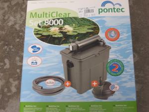 Pontec MultiClear Set 8.000/prietok.filt./čerp. 2.500L/H, /11W UV/2ks kart - TAKACS eshop