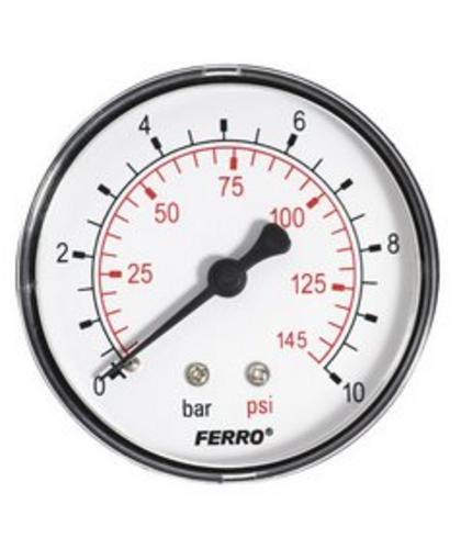 Manometer PG-P50A, 0-10bar, zadný vývod - TAKACS eshop
