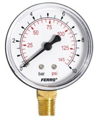Manometer PG-P50R, 0-10bar, bočný vývod - TAKACS eshop