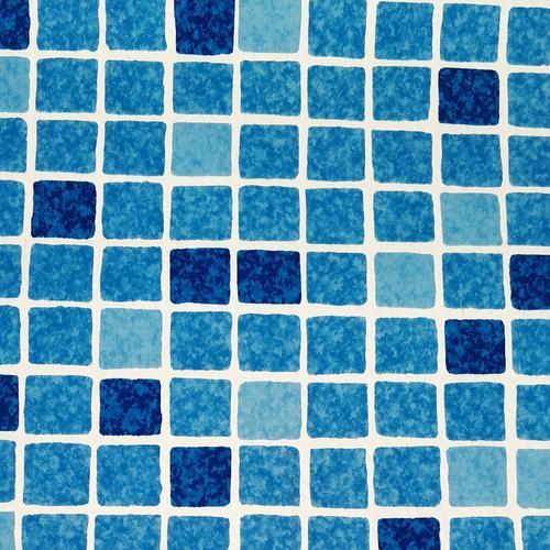 Fólia bazénová SUPRA 1,65x25m; 1,6mm Modrá mozaika - Mosaic Blue (41,25m2) - TAKACS eshop