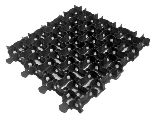Zatrávňovací panel PUZZLE, čierny 492x492x39mm = 0,2421m2, 200ks/pal. - TAKACS eshop