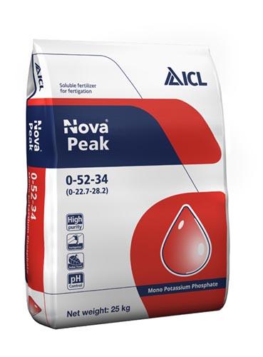NOVA PeaK (MKP) fosforečnan draselný 0-52-34 25kg/40ks-pal. - TAKACS eshop