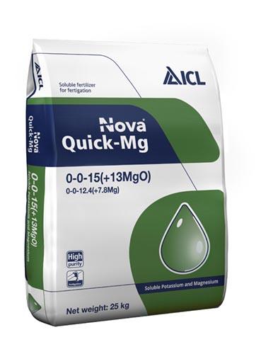 NOVA Quick-Mg Oxid draselný s horčíkom0-0-15+13MgO 25kg/48ks-pal. - Novinky | TAKACS eshop