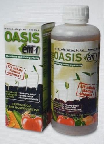 OASIS EM-1 250ml pôdne mikrobiologické hnojivo na 250l roztoku - TAKACS eshop