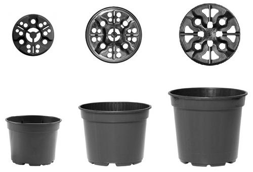 Kvetináč d 17,0cm /5°/ h 13,3cm/2,0L, čierno-šedý, min.100ks, 8200ks/Hpal - TAKACS eshop