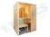 Sentiotec saunová kabína Alaska mini , infra - Foto0