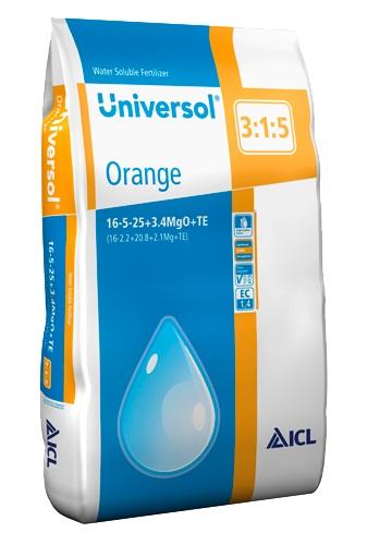 Universol Orange 16-05-25+3,4MgO+TE/25kg/48ks-pal - TAKACS eshop