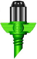 Aquila Jet Sprays 180° Black Cap/Green Base/dostrek2m/1bar