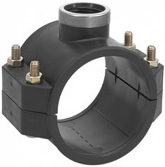 Irritec navŕtavací pás 63 x 1" F s oceľovým krúžkom, PN16