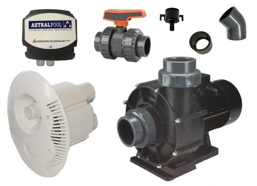 ASTRALPOOL protiprúd OVAL komplet 84 m3/h, 400 V, 4,1 kW