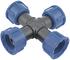 Technoplastic holendrový kríž 1" F x F x F x F, PN6
