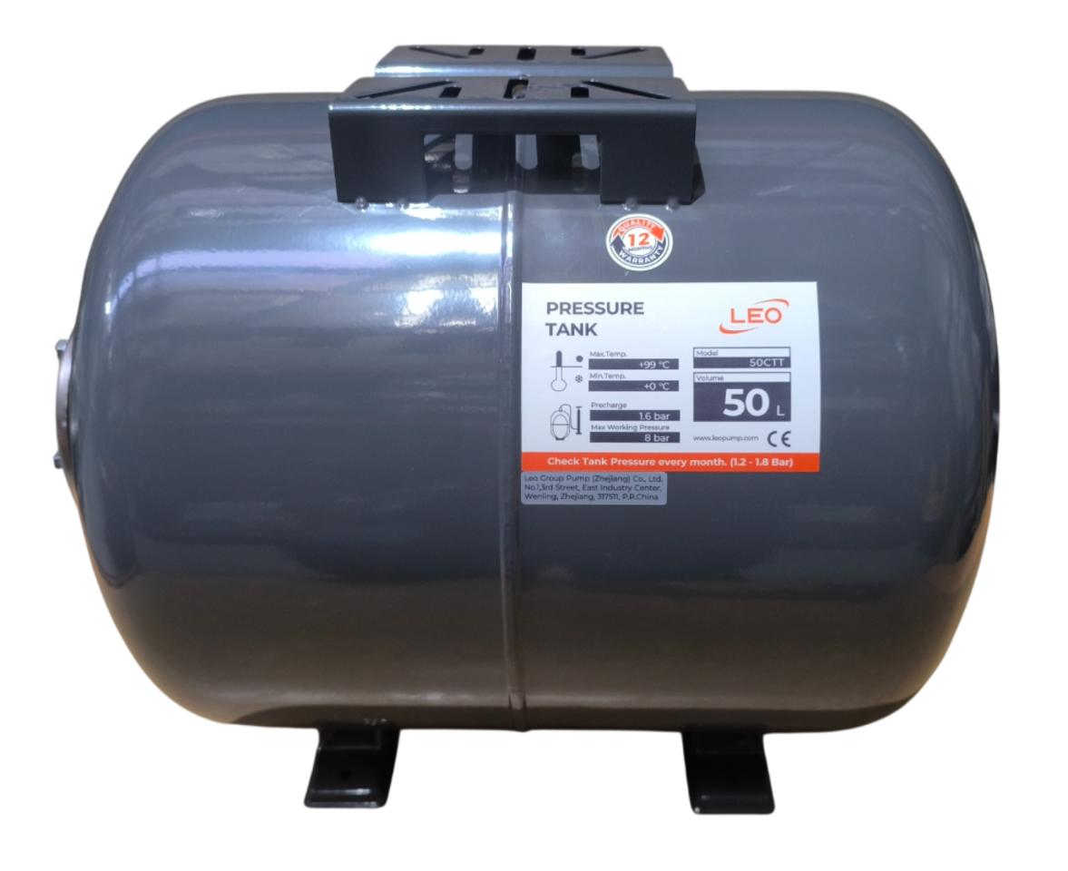 Tlaková nádoba ležatá LEO 50CTT1, 50l