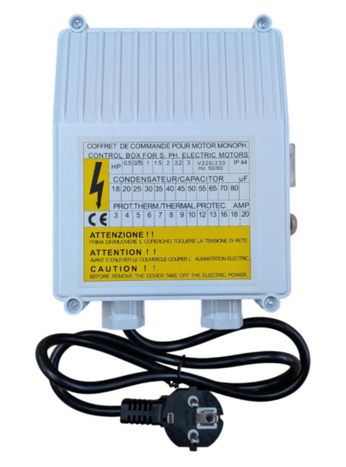 Rozbehová skrinka CN 1,5kW 50uF/13A